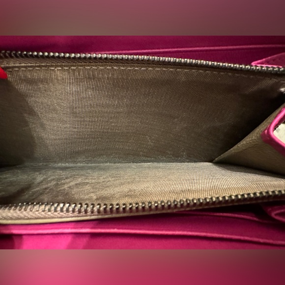 Bottega Veneta Intrecciato Orchid Purple pink Zip Wallet - Picture 13 of 15